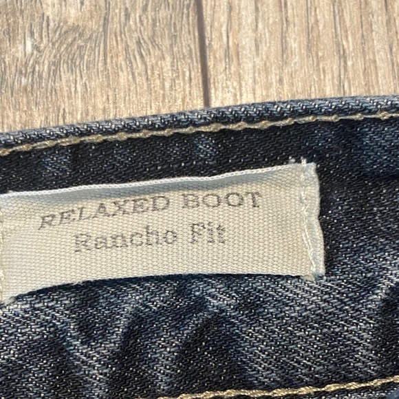 Guess Men's Dark Blue Relaxed Boot Jeans - Picture 3 of 9